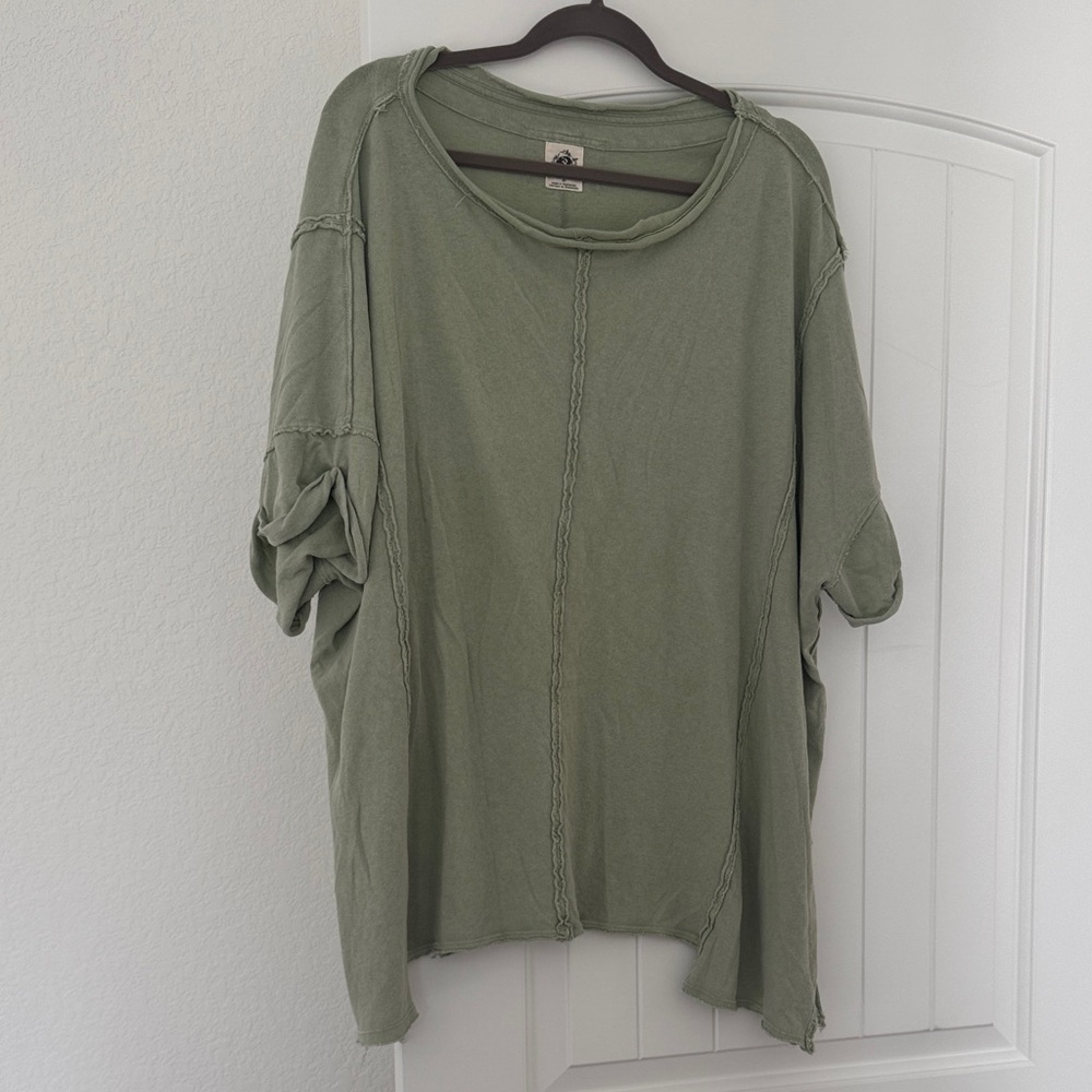 Free People Say La Vie tee